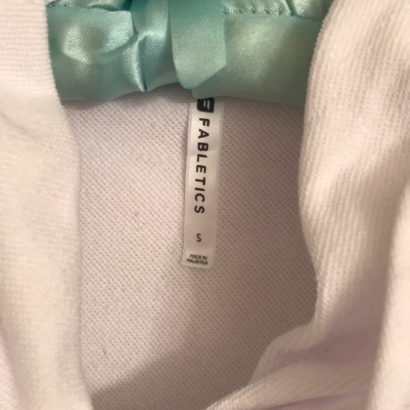 FABLETICS white hoodie Size Small - Picture 2 of 2